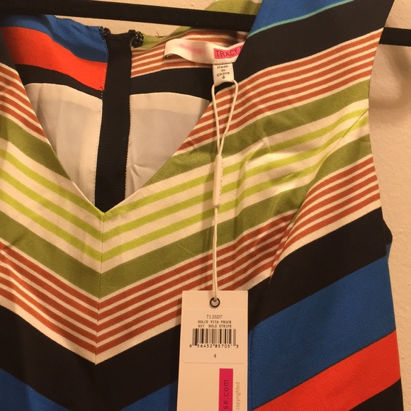 Tracy Reese Dress, Multicolored Stripes, 4 - Picture 5 of 5